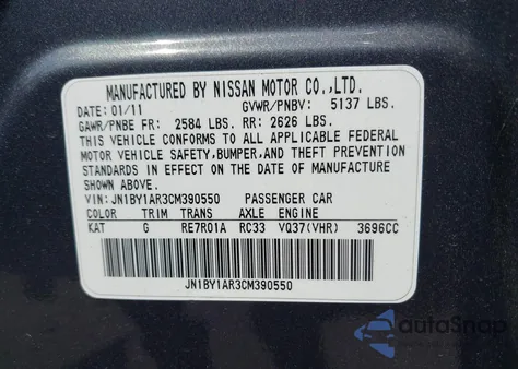 2012 Infiniti M37X from USA, damaged, VIN JN1BY1AR3CM390550